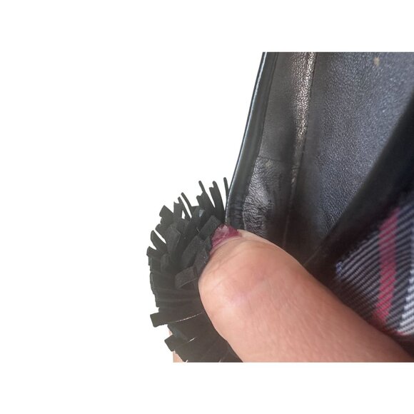 COACH Womens Robbin Plaid Logo Flats Size 8 - Picture 6 of 9